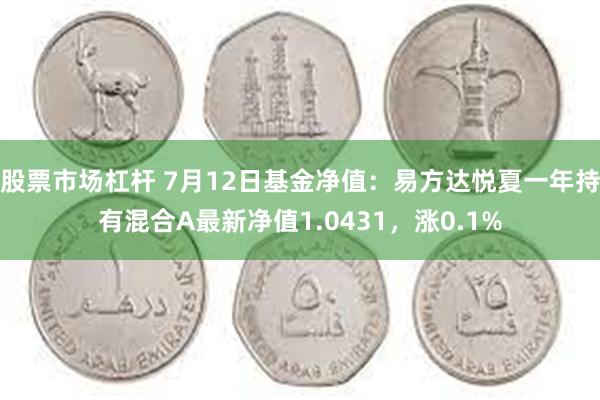 股票市场杠杆 7月12日基金净值：易方达悦夏一年持有混合A最新净值1.0431，涨0.1%