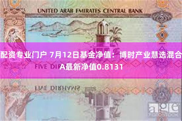 配资专业门户 7月12日基金净值：博时产业慧选混合A最新净值0.8131