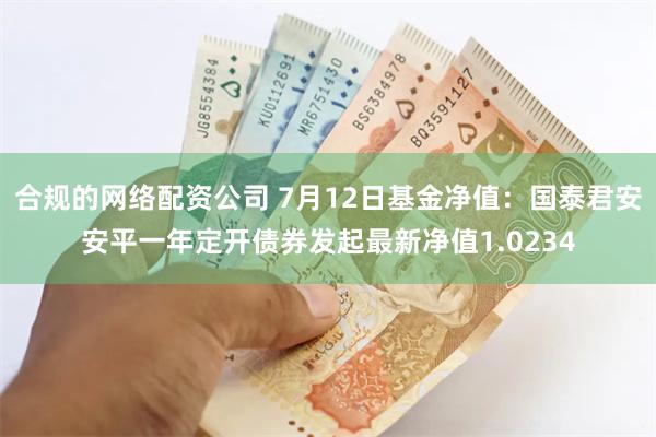 合规的网络配资公司 7月12日基金净值：国泰君安安平一年定开债券发起最新净值1.0234