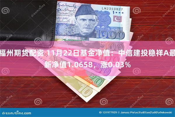 福州期货配资 11月22日基金净值：中信建投稳祥A最新净值1.0658，涨0.03%